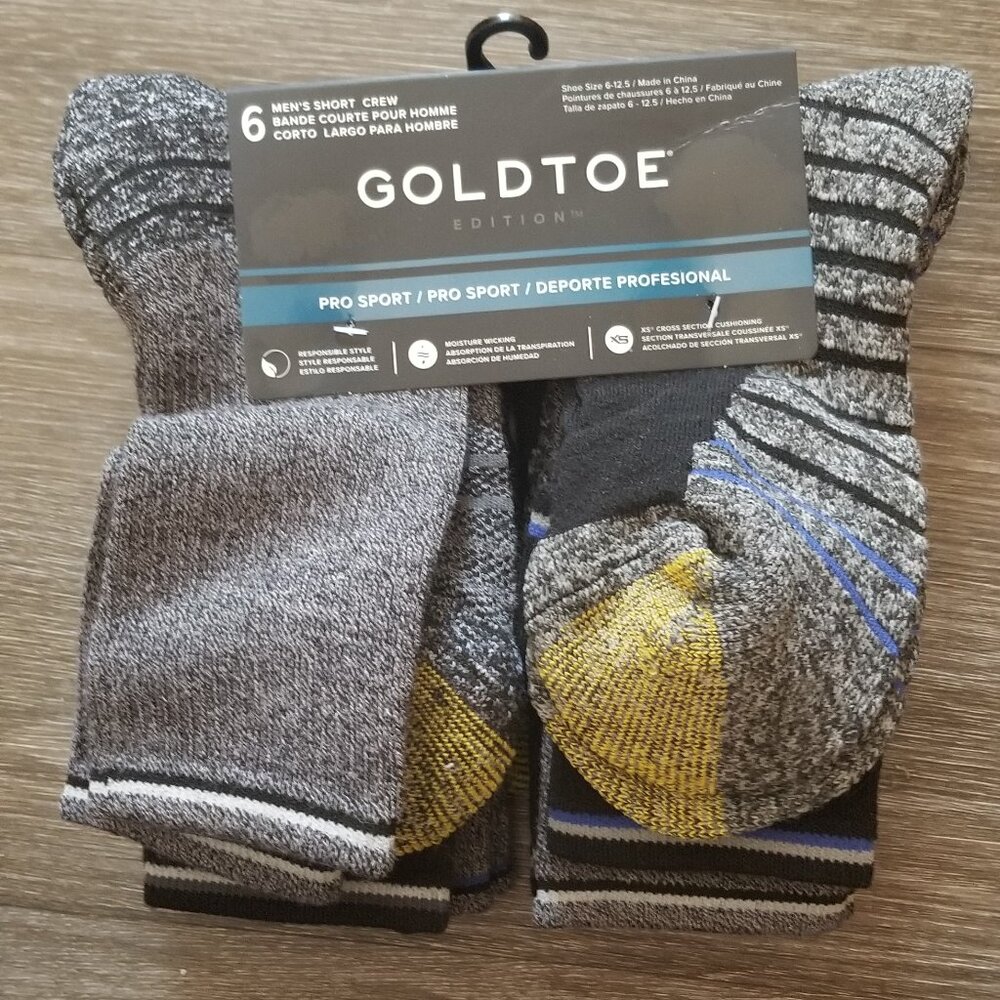 New! Men's Short Crew Socks